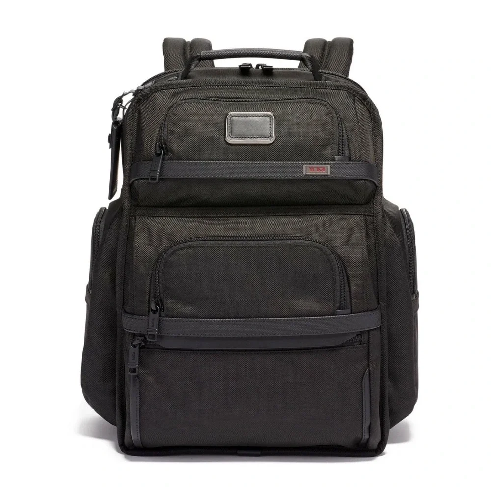 Tumi Backpack Mens OS Black T-Pass Business Class Brief Pack Ballistic Nylon